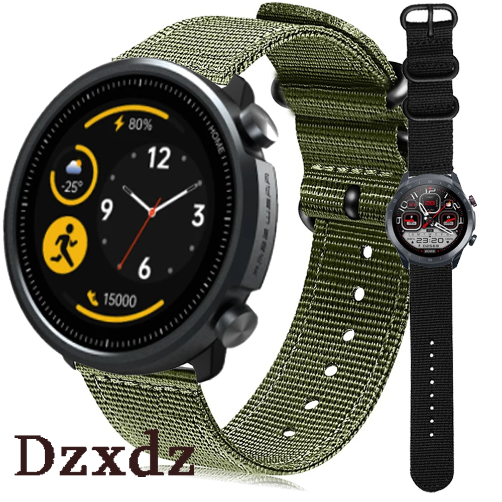 สายนาฬิกาข้อมือไนล่อน อุปกรณ์เสริม สําหรับ Mibro Watch A2 ฟิล์ม Mibro A1 Smart Watch สาย