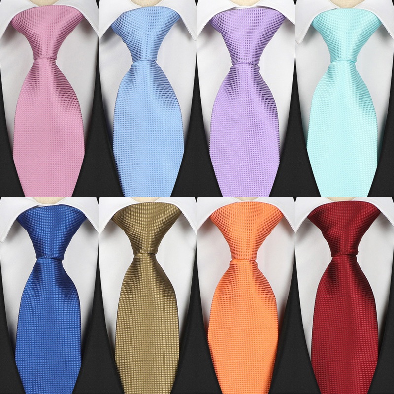 หรูหรา 8 ซม.3.15 "Mens Ties สีทึบสีชมพูสีดําสีเทาแดงอย่างเป็นทางการคลาสสิกชุด Gravata Corbatas ธุรกิจเนคไท Jacquard ทอเนคไทสําหรับชายเจ้าบ่าวงานแต่งงาน Neckwear