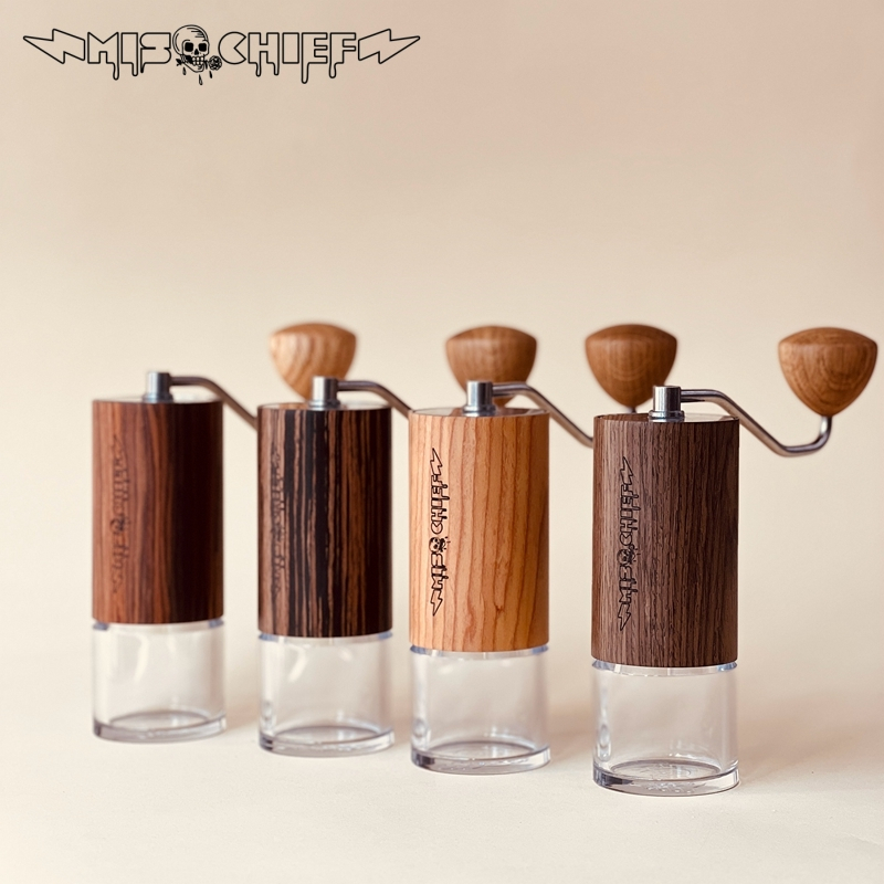 "Mischief Workshop Official Store" Mischief M40 เครื่องบดเมล็ดกาแฟ สเตนเลส ทรงกรวย สีแดง สําหรับบดกา