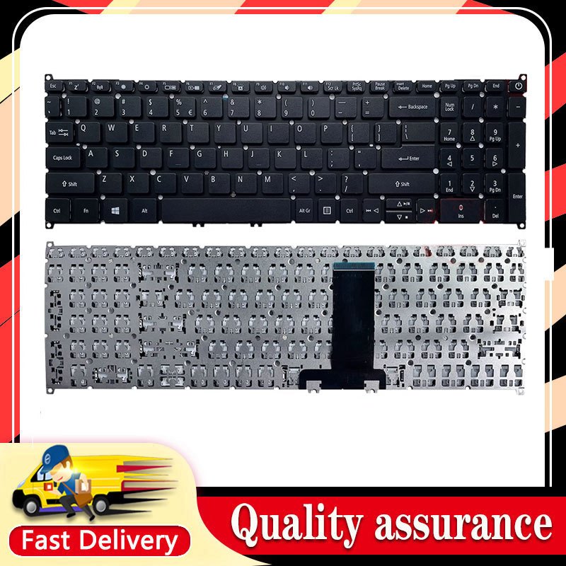 แป้นพิมพ์แล็ปท็อปใหม่สําหรับ Acer Aspire 7 A715-54G/74G/75G/41G-R5G5 N17C2 N19C5 N19C2 แป้นพิมพ์โน้ต