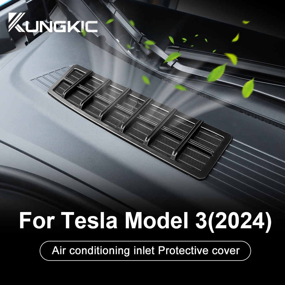 ฝาครอบช่องอากาศ สเตนเลส ป้องกันแมลง อุปกรณ์เสริม สําหรับ Tesla Model 3 Highland 2024