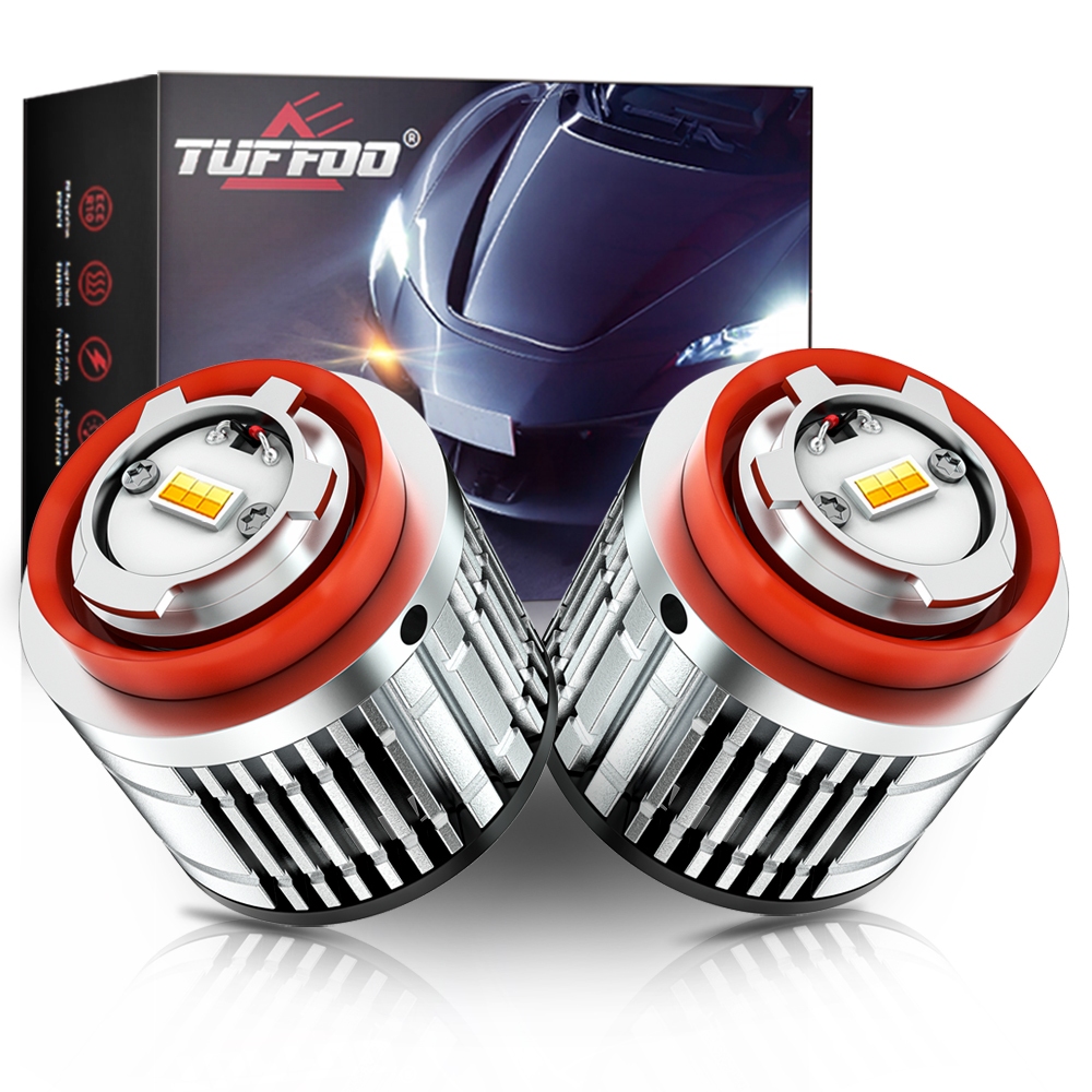Tuffoo หลอดไฟตัดหมอก LED L1B 14000LM สีเหลือง ขาว เขียว แบบเปลี่ยน สําหรับ Hilux Fortuner Corolla Cross Altis Yaris Vios C-HR Hace Civic 2 ชิ้น