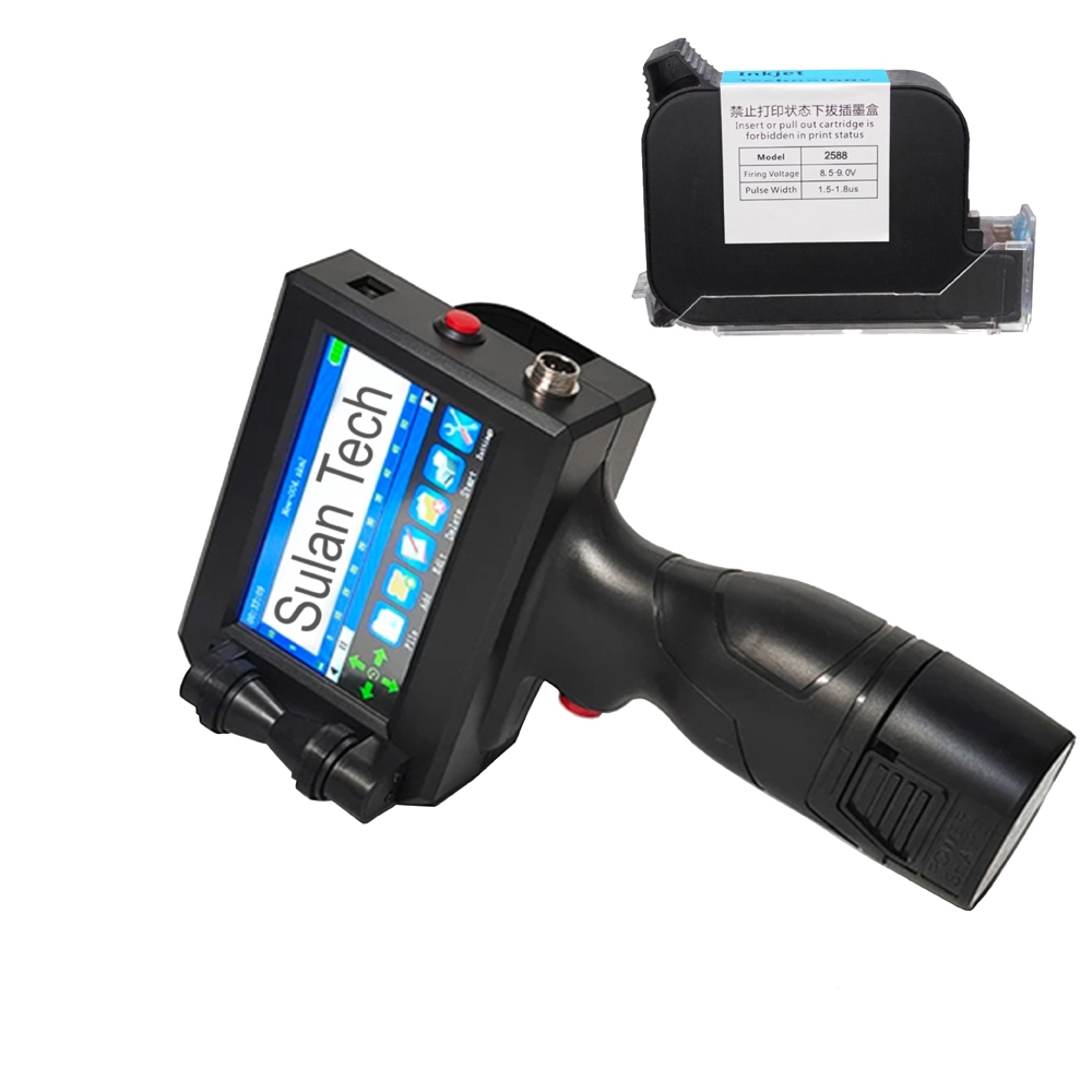 เครื่องพิมพ์วันที่ แบบพกพา พร้อมตลับหมึก T1704K W3T10B 2590 2580 IQ800 FO13B DCJET 1730+M G1309S+ 27