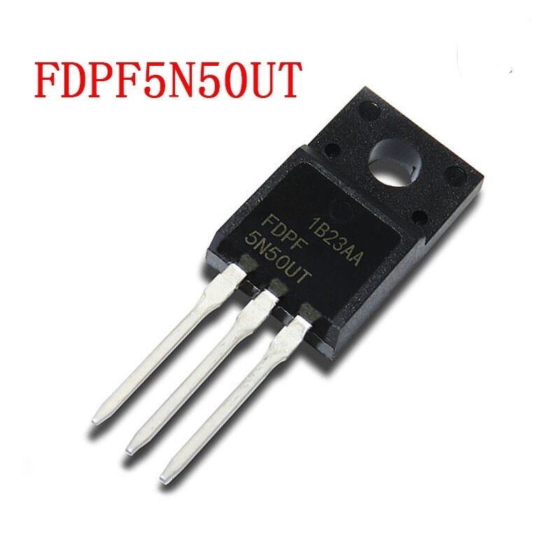1pcs 5N50UT FDPF5N50UT TO-220F FDPF5N50 TO-220 5N50 500V 5A FDPF5N50T FDPF5N50FT ได้รับการรับรองผลิต