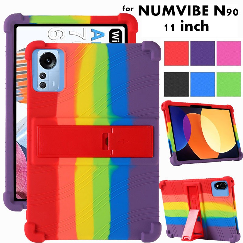 for NUMVIBE N90 N 90 11 inch Cover Tablet Shockproof Case Soft Silicone Adjustable Stand Shell