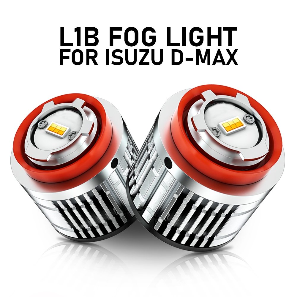 Tuffoo L1B หลอดไฟตัดหมอก LED สีทอง เหลือง ขาว มะนาว แบบเปลี่ยน สําหรับ ISUZU D-MAX Year 2019-2023 2 ชิ้น