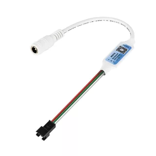 BTF-LIGHTING บลูทูธไร้สาย SP621E ตัวควบคุม LED RGBIC SPI 600 พิกเซล สําหรับ WS2811 WS2812B