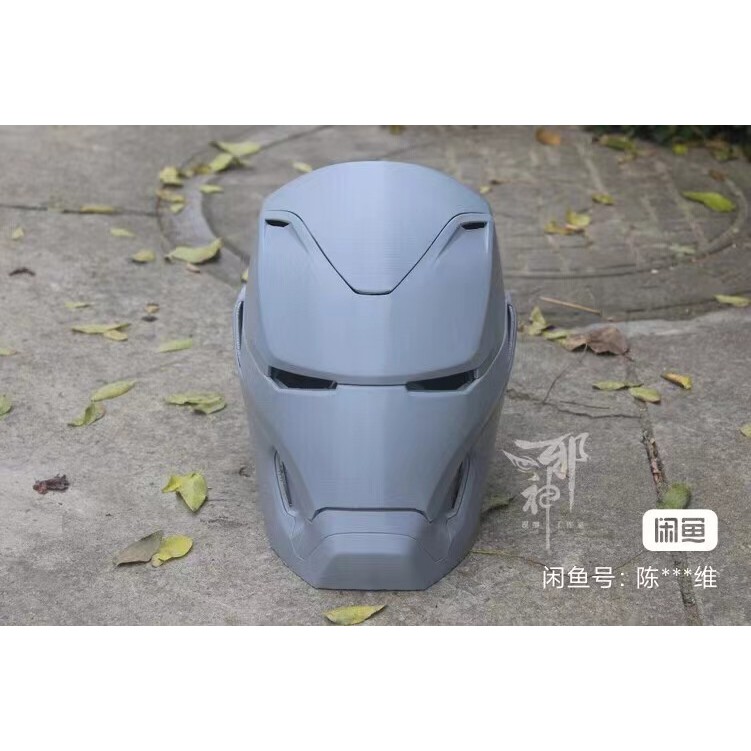 หมวกกันน็อคพลาสติก พิมพ์ลาย Iron Man 3D MK50 Avengers 3 Props