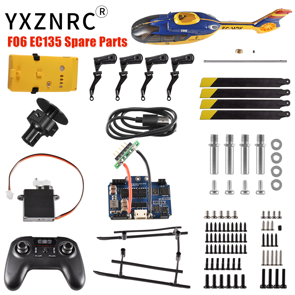Yuxiang YU Xiang F06 EC135 อะไหล่มอเตอร์ใบพัด สําหรับเฮลิคอปเตอร์บังคับ ESC