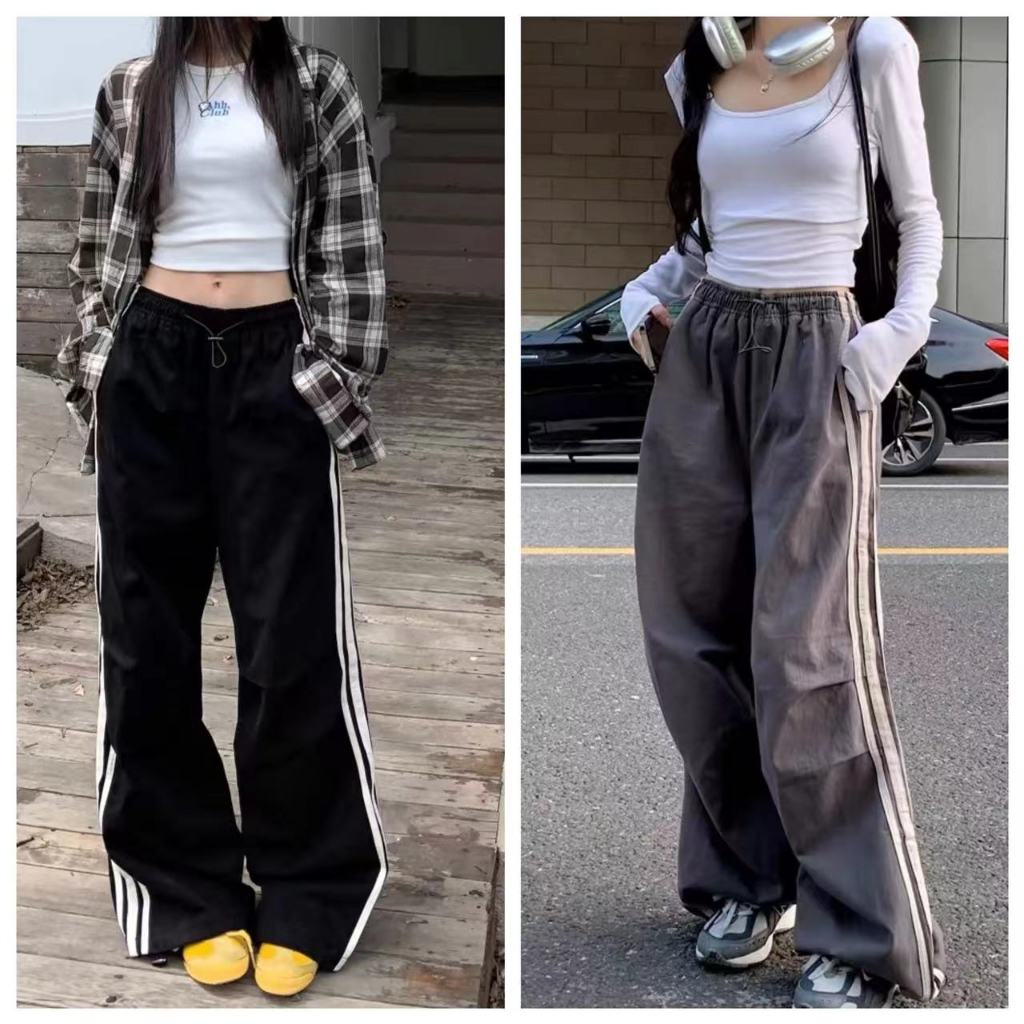 Bella shop กางเกงลําลอง ทรงหลวม สไตล์เกาหลี สําหรับผู้หญิง พร้อมส่งจากกรุงเทพ ระยะเวลาจัดส่งปกติ 2-3 วัน