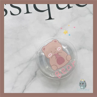 กลุ่มน่ารัก การ์ตูนดอกไม้ แสดงอารมณ์ ที่วางโทรศัพท์มือถือ เงา พับได้ ถุงลมนิรภัย ซ็อกเก็ต ที่วางขยายได้ ที่วางโทรศัพท์มือถือ แหวน สําหรับ iPhone เคสโทรศัพท์ Android