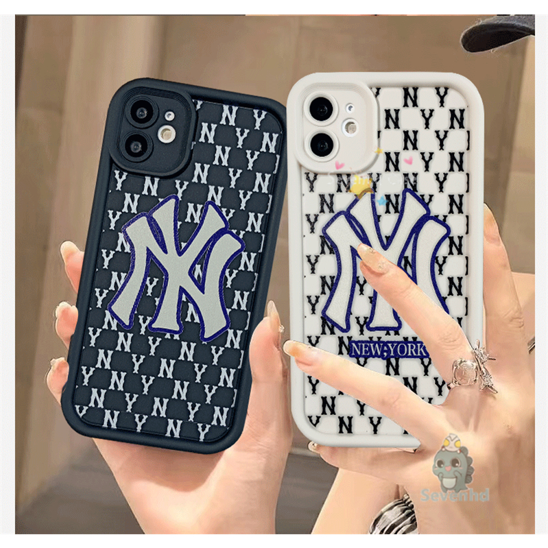 เคสโทรศัพท์มือถือนิ่ม กันกระแทก ลายการ์ตูน NY English สําหรับ iPhone 15 14 13 12 11 Pro Max SE2020 X Xr Xs Max 8 7 Plus