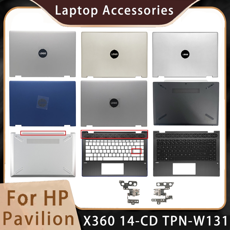 ใหม่ อะไหล่ฝาครอบแล็ปท็อป Lcd พร้อมโลโก้ สําหรับ HP Pavilion X360 14-CD TPN-W131