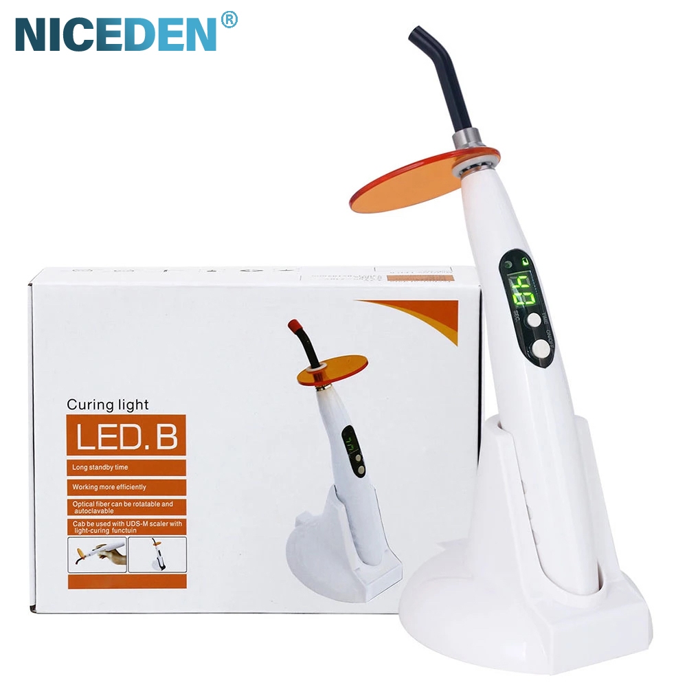 Niceden Woodpecker Wireless Dental Led Curing Light Oral High Power Photosensitive Machine Cure UV Lamp