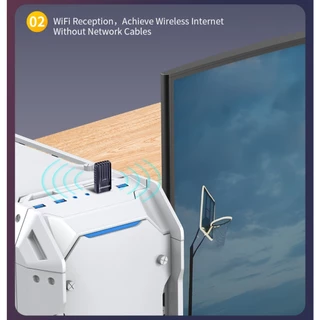 COMFAST USB Wifi 6 Bluetooth5.3 Dongle AX900 Dual Band เครื่องรับสัญญาณ WiFi คอมพิวเตอร์ WiFi การส่งผ่านบลูทูธสำหรับแล็ปท็อปพีซี BT ลำโพงชุดหูฟังเกมแพด