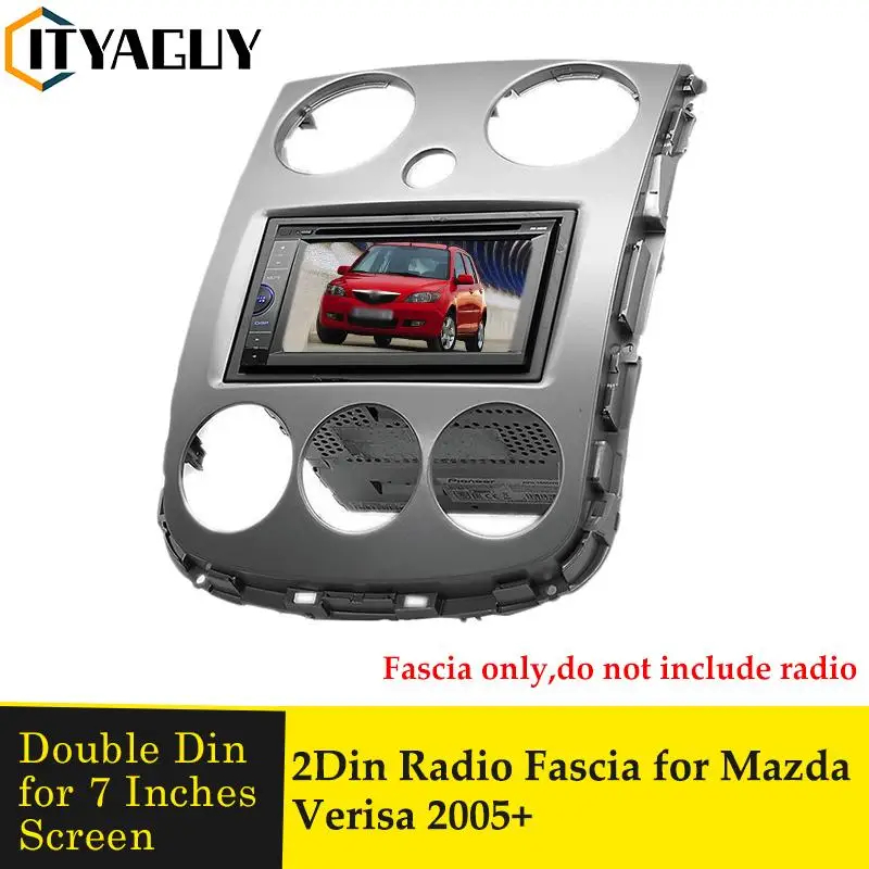 ชุดกรอบอะแดปเตอร์วิทยุรถยนต์ 2 Din สําหรับ Mazda Verisa 2005+ DVD