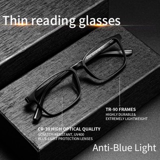 แว่นตาอ่านหนังสือ น้ําหนักเบาพิเศษ ป้องกันแสงสีฟ้า คุณภาพสูง…