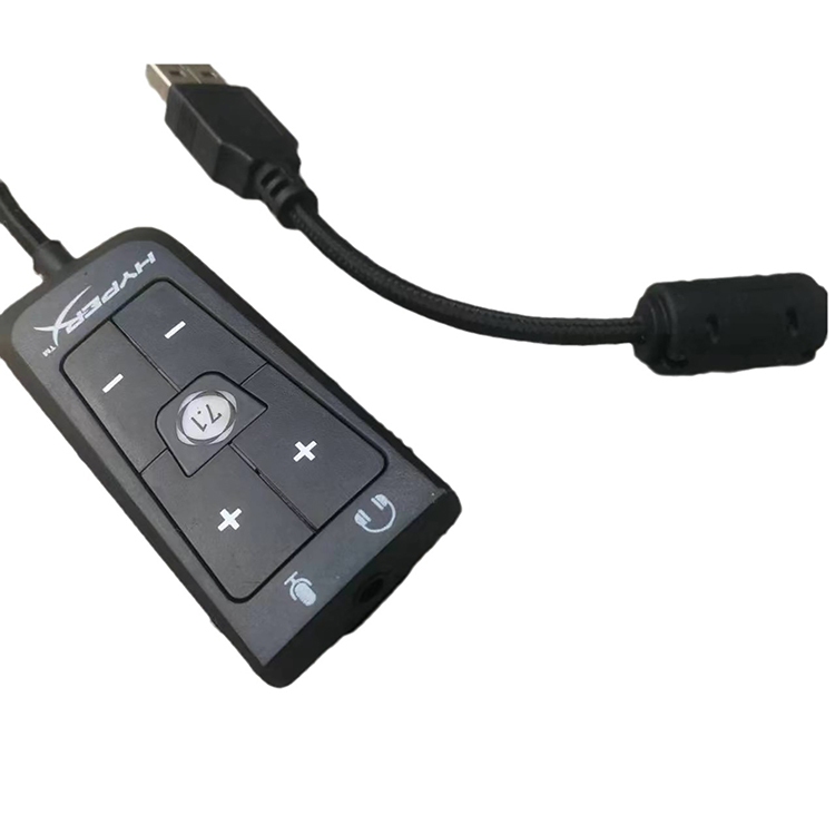 Kingston HyperX Cloud II DSP การ์ดเสียง USB 7.1 อะไหล่ชุดหูฟังสเตอริโอ