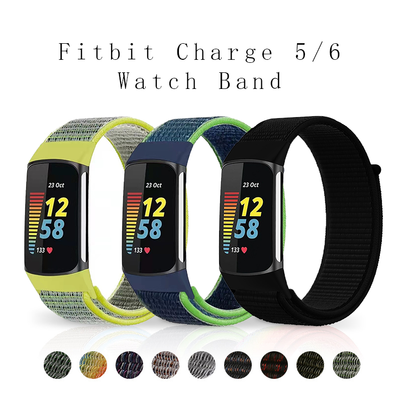 สําหรับ Fitbit Charge 5 สายนาฬิกา Fitbit Charge 5 สายถักไนลอน