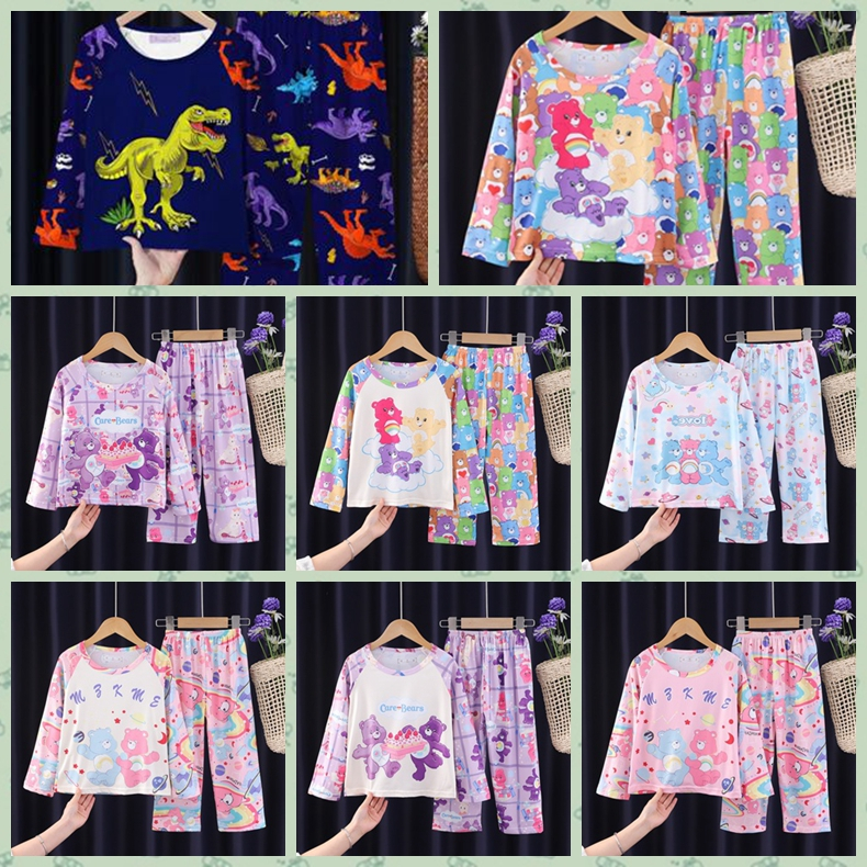 ชุดนอนเด็กกระต่ายชุดนอนแขนยาวใส่ได้ลูกสาวและลูกชายกระต่ายเด็ก [Hippobaby20]