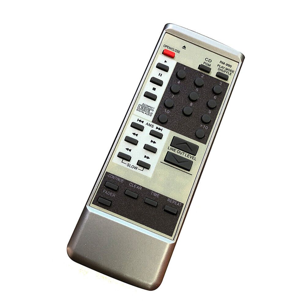 RM-990 ใหม่เปลี่ยนรีโมทคอนโทรลสําหรับ Sony CD Player Fit สําหรับ CDP227 CDP228 CDP333 CDP497 CDP590 