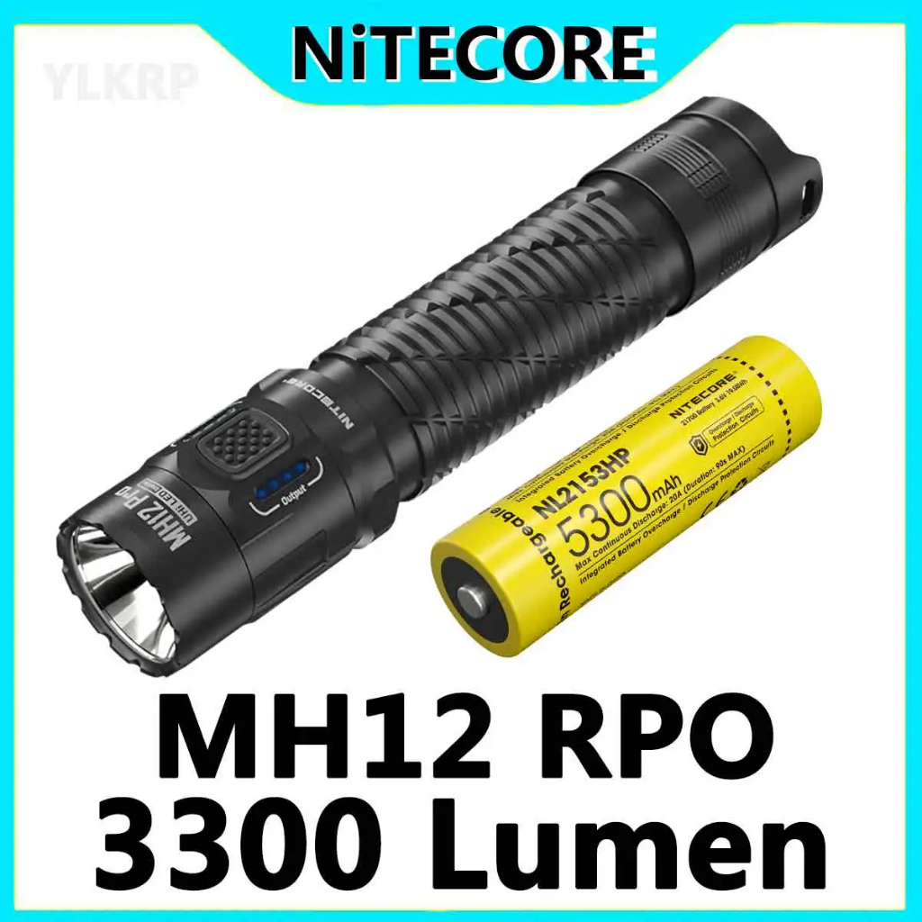 Nitecore MH12 PRO ไฟฉายลูเมน 33000 รองรับการชาร์จ USB-C