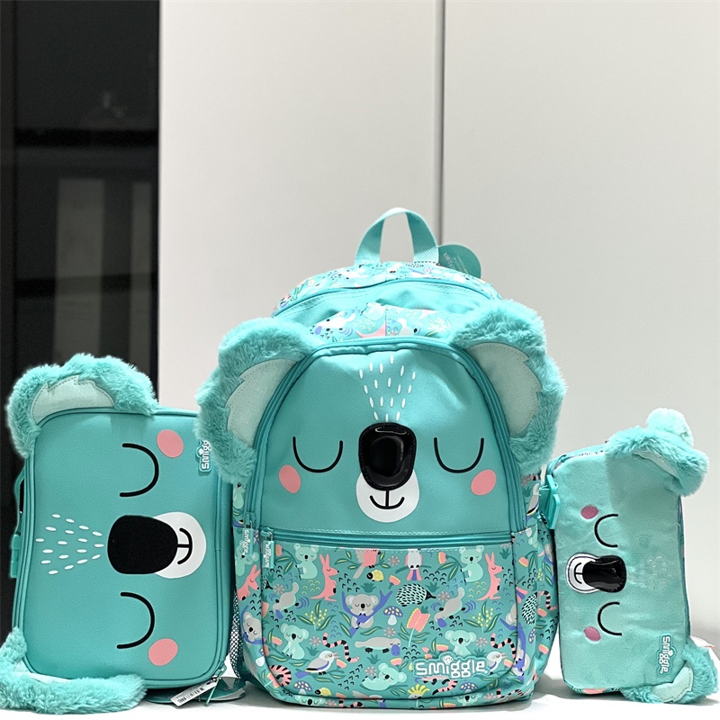 Smiggle กระเป ๋ านักเรียน Hi There Classic Attach Backpack Character Wallet The Pocket Character Pencil Case