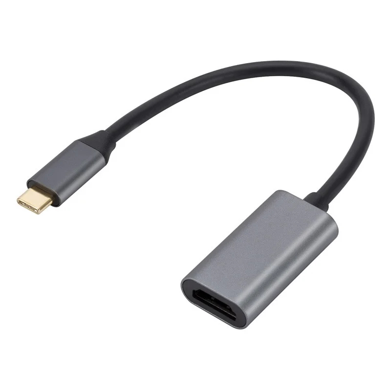 อะแดปเตอร์แปลงสายเคเบิ้ล USB C เป็น HDMI Type C 4K USB 3.1 HDTV สําหรับโปรเจคเตอร์ PC MacBook Pro แล็ปท็อป แท็บเล็ต HUAWEI