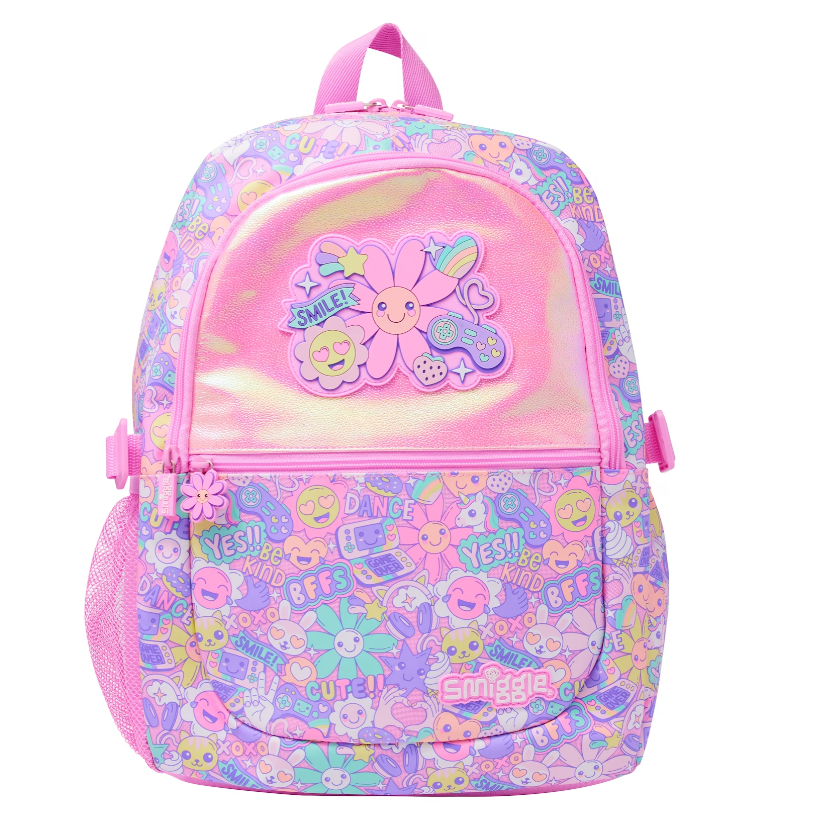 Smiggle Epic Adventures กระเป๋าเป้สะพายหลัง สไตล์คลาสสิก สําหรับเด็กประถม