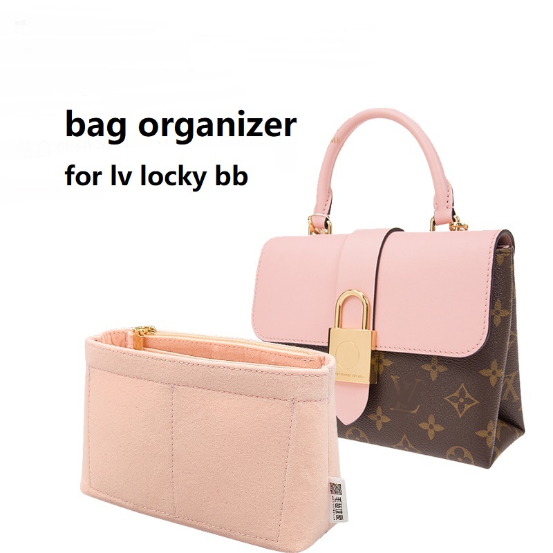 กระเป๋าจัดระเบียบ สําหรับใส่ lv locky BB bag organizer ในกระเป๋าหลายช่องด้านในกระเป๋าจัดระเบียบ