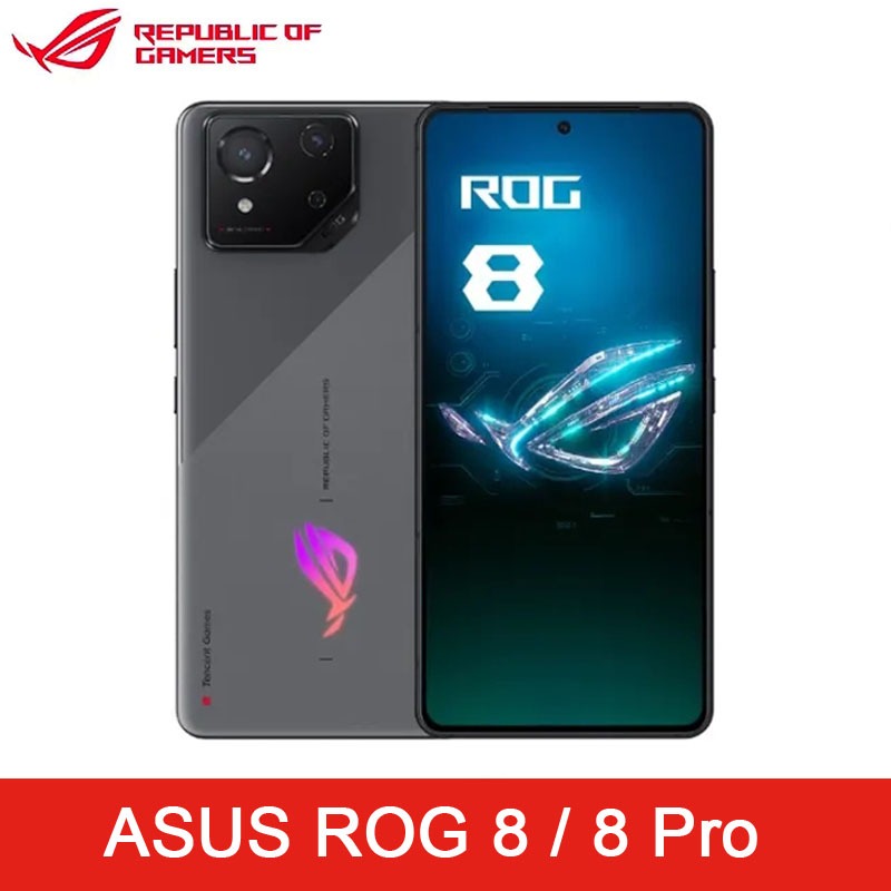 【Global ROM 】Asus Rog Phone 8 Pro / Asus Rog Phone 8 Snapdragon 8Gen3 165Hz LTOP AMOLED 65W ROG 8 Pro / ROG8