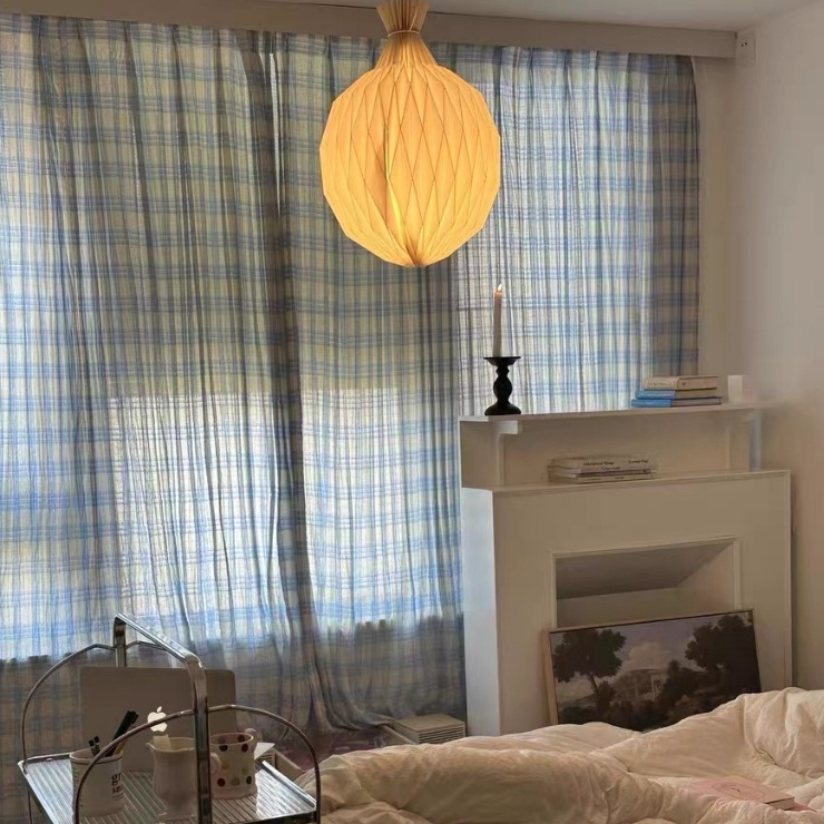 แนะนำ ผ้าม่าน ผ้าม่านโปร่งแสง, เกาหลี, กั้นห้อง, ตกแต่งหน้าต่างลายตาหมากรุก, มีขนาดที่กําหนดเอง ราคาพิเศษ มีเก็บเงินปลายทาง