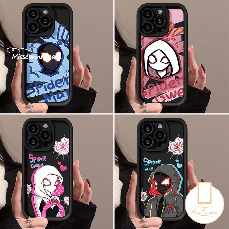 เคสโทรศัพท์มือถือ ลายการ์ตูนมาร์เวล สไปเดอร์แมนน่ารัก สําหรับ Realme C67 C53 C55 Note50 5 11 7i C21 5i 6i 5s C11 C51 C35 C30 C31 C12 C25 C25Y C21Y C33 C20A C20 C15 C17 Narzo N53 20