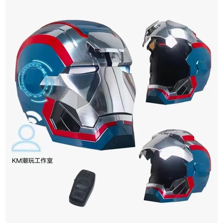 หมวกกันน็อคคอสเพลย์ หุ่นยนต์ War Robot Annational Iron Man MK5 1: 1 ควบคุมด้วยเสียง สําหรับผู้ใหญ่