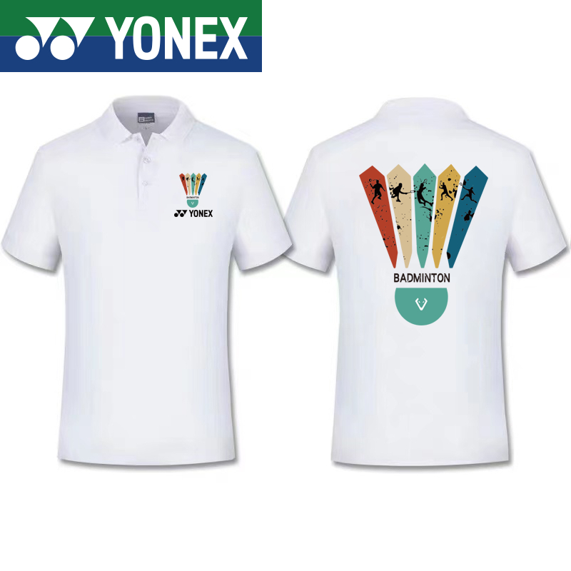 Yonex ใหม่ เสื้อยืดทรงโปโล ผ้าตาข่าย แห้งเร็ว สไตล์เกาหลี สําหรับทุกเพศ 2024