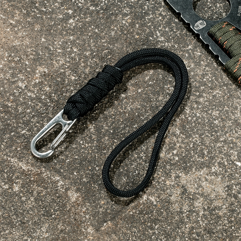 Mkendn Multi-function Strap Paracord Survival พวงกุญแจกลางแจ้ง Camping Rescue เชือกฉุกเฉินไฟฉายเชือก