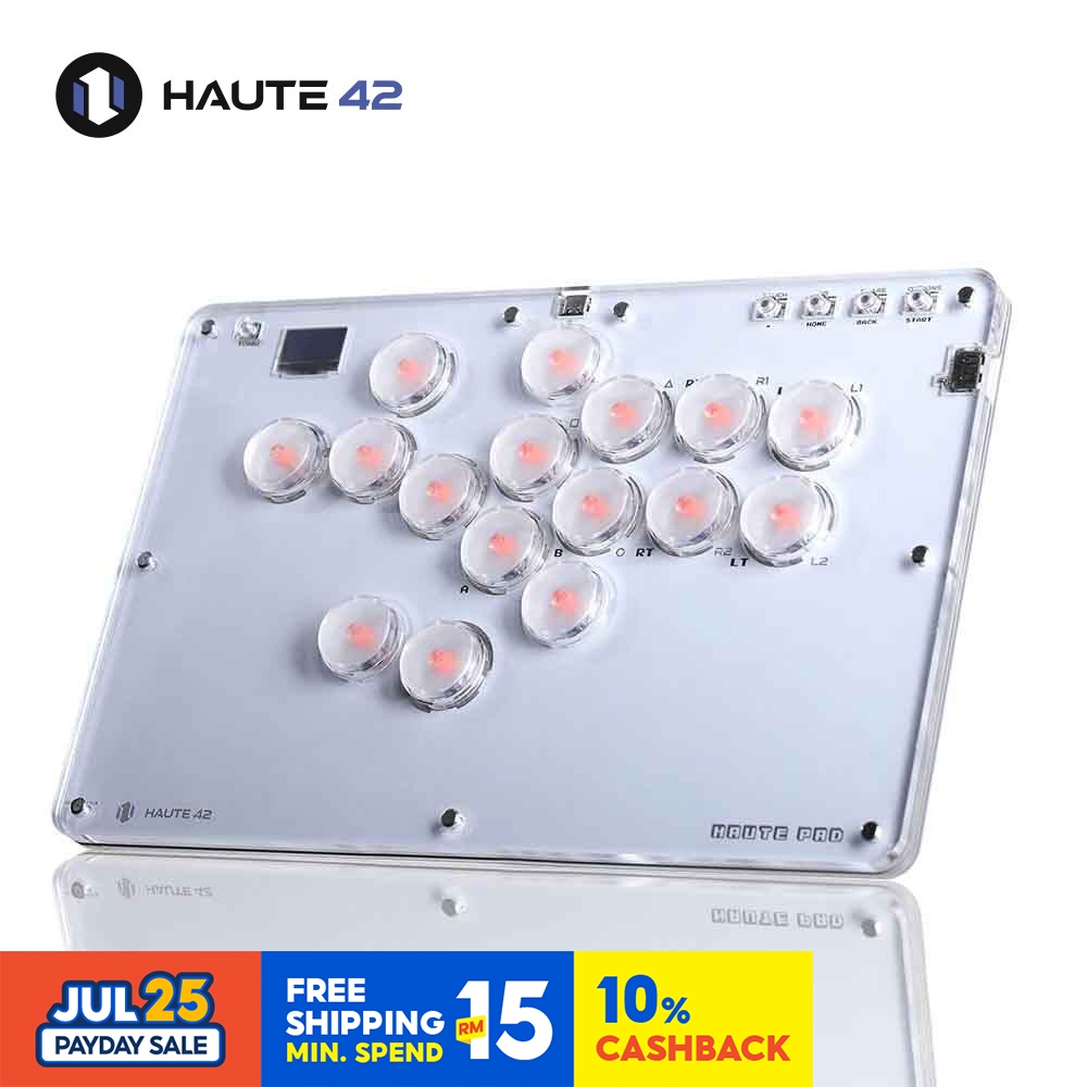 ⭐⭐⭐Haute42 จอยสติ๊กควบคุมคีย์บอร์ด สําหรับ PS4 PS3 Switch Stam Mini Arcade Hitbox Fight Sticks PC