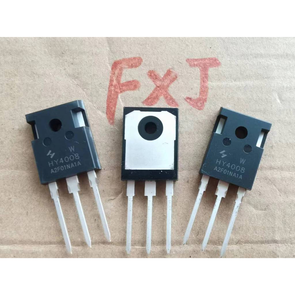 ((10 ชิ้น) HY4008 ของแท้/นําเข้ายี่ห้อใหม่ HY4008W อินเวอร์เตอร์ High Power Field Effect Tube 200A 8