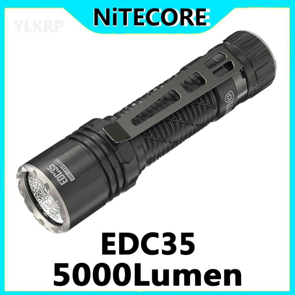Nitecore EDC35 ไฟฉายลูเมน 5000 พร้อมแบตเตอรี่ในตัว 6000mAh