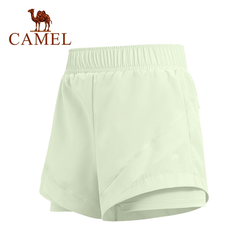 Camel กางเกงโยคะ ระบายอากาศ แบบแห้งเร็ว สองชิ้น สําหรับผู้หญิง