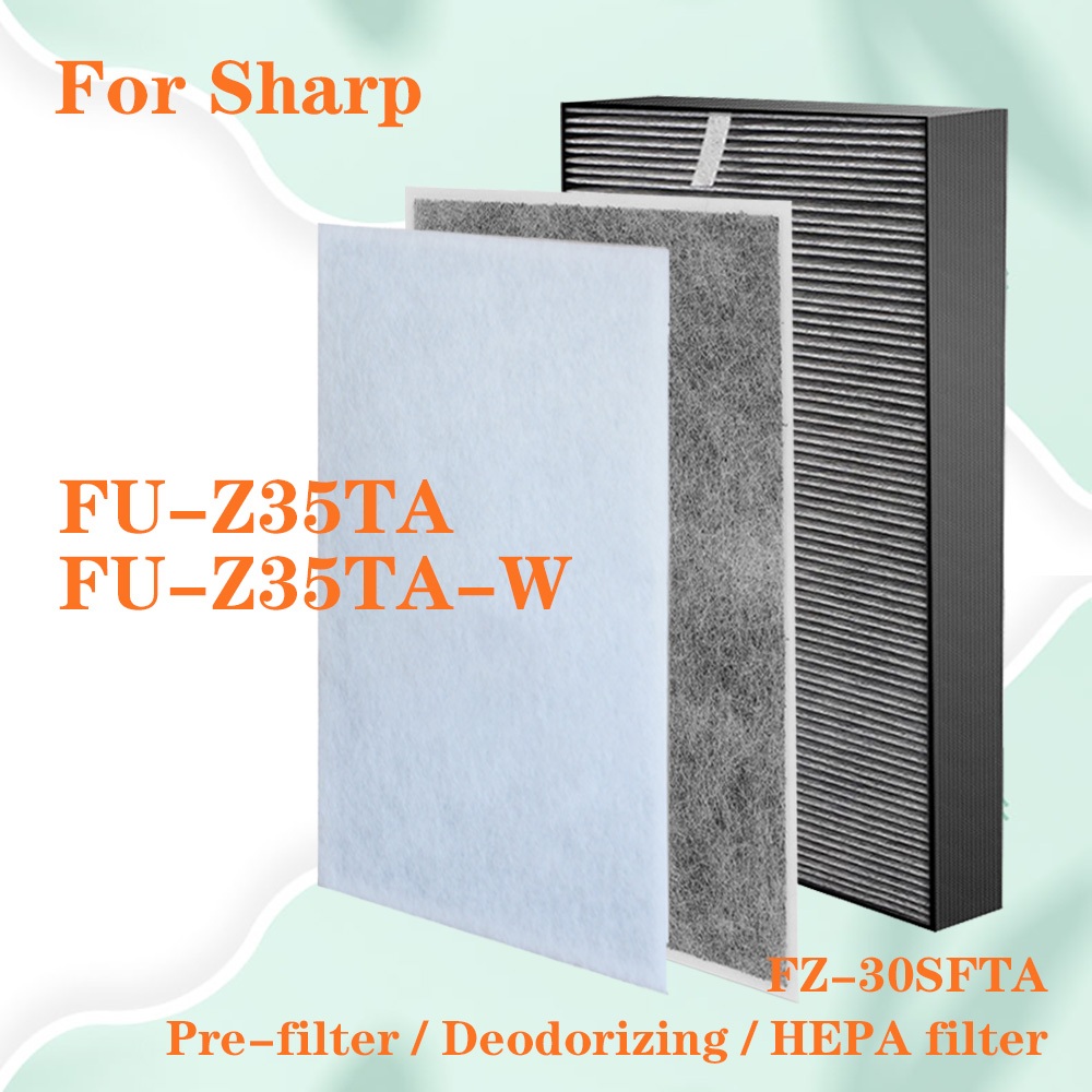อะไหล่ไส้กรองคาร์บอน FZ-30SFTA สําหรับเครื่องฟอกอากาศ Sharp FU-Z35TA FU-Z35TA-W