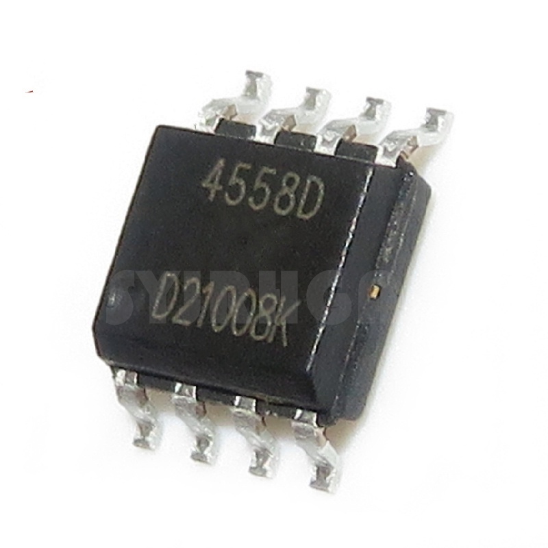 20 ชิ้น/ล็อตส่วนประกอบอิเล็กทรอนิกส์ Njm4558D Njm4558 4558D 4558 Sop-8