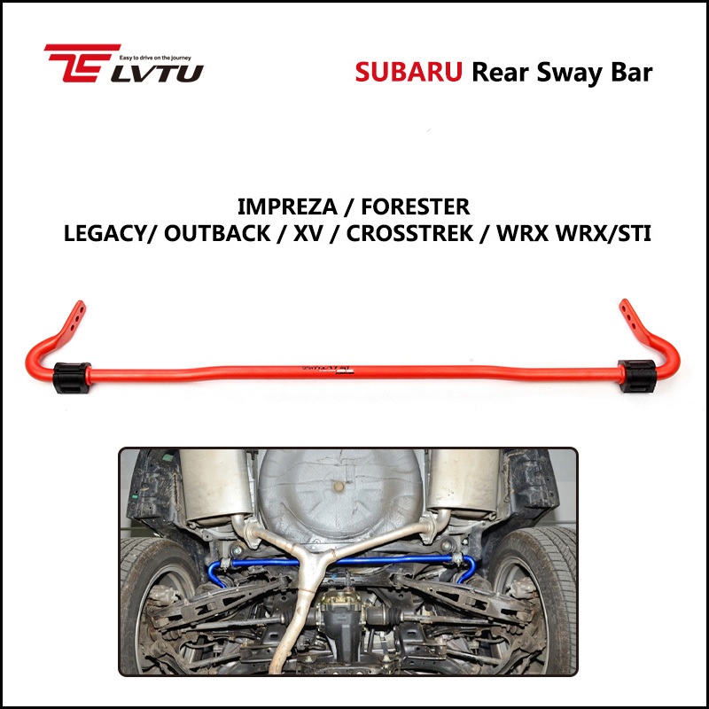 22mm กันโคลงหลังล่าง Subaru XV / Forester / Legacy Outback / Impreza ซูบารุ WRX STI / LEVORG Adjustable Rear Sway Bar with Bushing