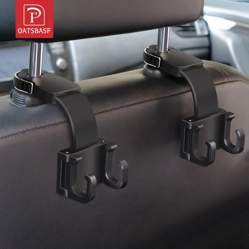 Oatsbasf ตะขอแขวนเบาะหลังรถยนต์ แบบพับได้