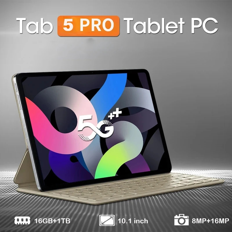 【การรับประกันอายุการใช้งาน】2026 ใหม่ Global Version แท็บเล็ต Android 12.0 Pad 5 Pro 12GB + 512GB Sna