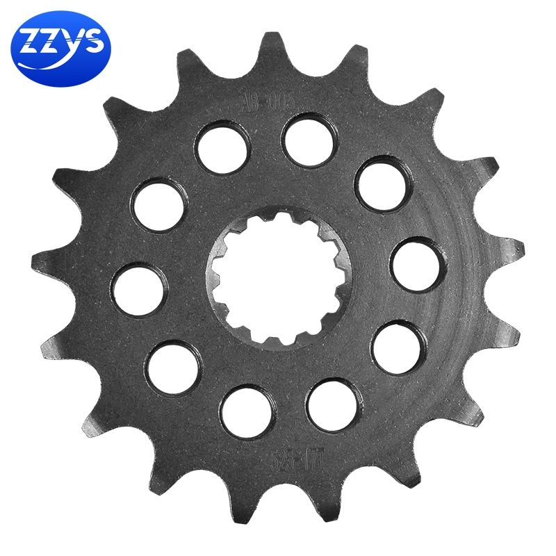 525-17t รถจักรยานยนต์ 20 โครเมี่ยมแมงกานีสเหล็กไทเทเนียมปลอมคาร์บอนสเตอร์หน้าสําหรับ Suzuki GSXR750 