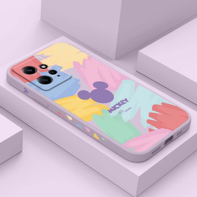 เคสโทรศัพท์มือถือ ลายหนูบล็อกสี ใส่สบาย สําหรับ Xiaomi Redmi Note 13S 13 Pro Plus + 4G 5G