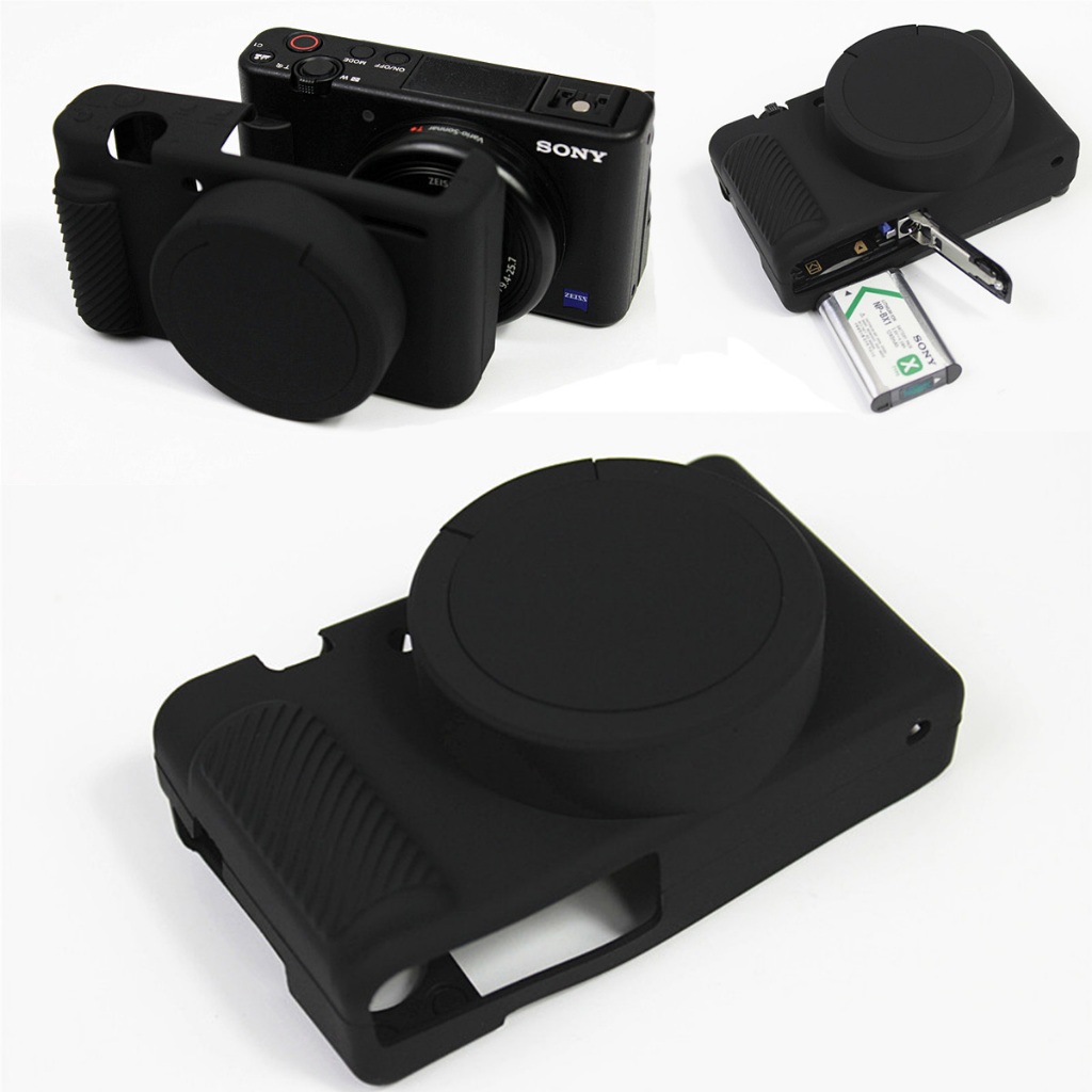 เคสกระเป๋าใส่กล้องดิจิทัล ซิลิโคนนิ่ม สําหรับ SONY ZV-1 ZV1 ZV1
