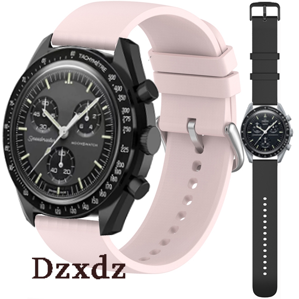 สายนาฬิกาข้อมือซิลิโคน อุปกรณ์เสริม สําหรับ สาย Omega x Swatch Smart Watch Band