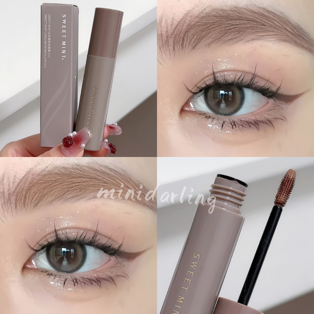 Sweet MINT ครีมย้อมคิ้ว 3D กันน้ํา ติดทนนาน สีน้ําตาล